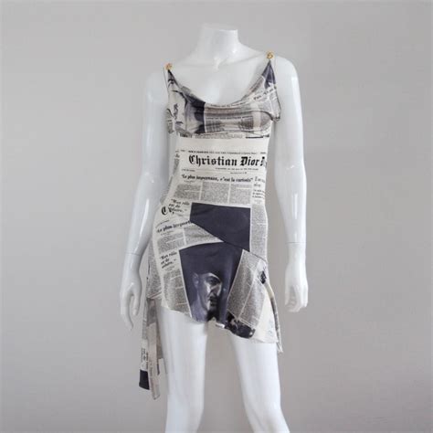 christian dior paper dress